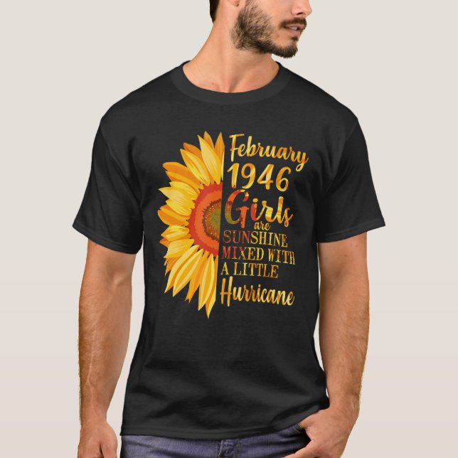 Chicas de febrero de 1946 Camisetas 77 Regalos de  (Anverso)