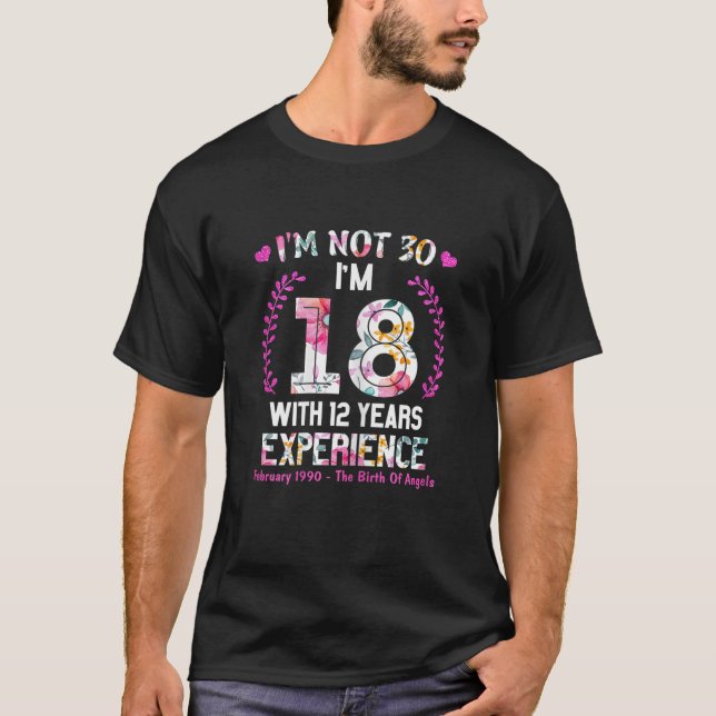Chicas de febrero de 1990 Camisa de 30 años (Anverso)
