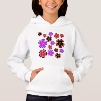 Chicas de flores de Hoodie