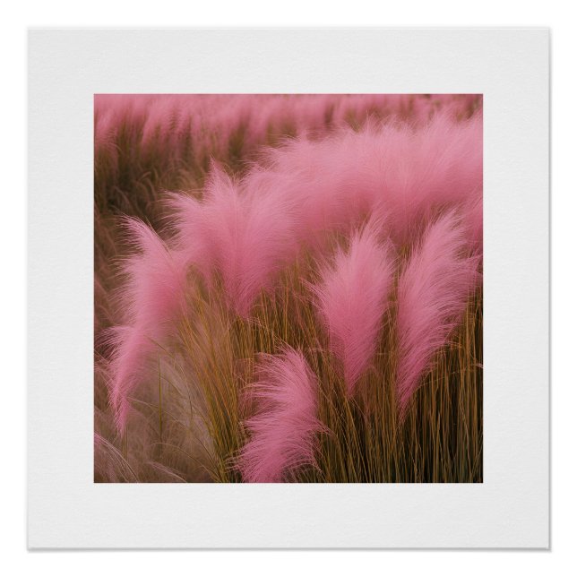 Chicas de fotografía Poster estético Pam-pass rosa (Anverso)