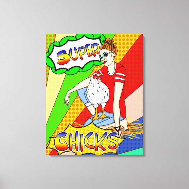Chicas de Guay | Arte de muros de pollo (Anverso)
