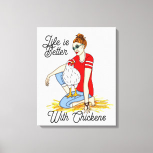 Chicas de Guay   Poster de Arte Pollo