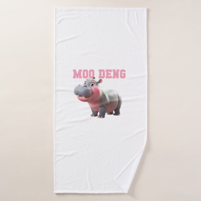 Chicas de Hippo de MOO DENG Vi (Toalla de baño)