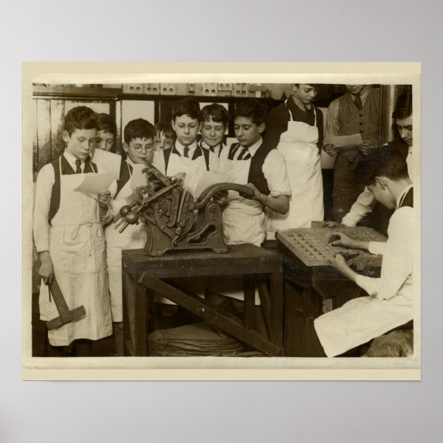 Chicas de impresión de época Impresión modelo Daug (Frente)