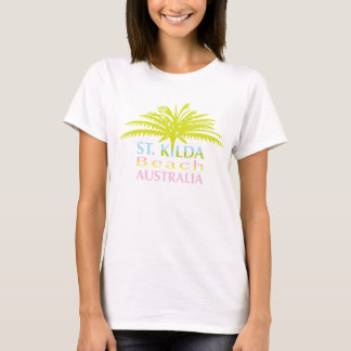 Chicas de la camiseta de la playa de St.Kilda