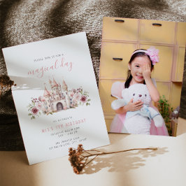 Chicas de la invitación a la fotografía de cumplea