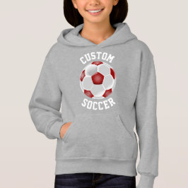 Chicas de la pelota roja personalizado Hoodie Swea