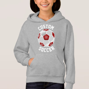 Chicas de la pelota roja personalizado Hoodie Swea