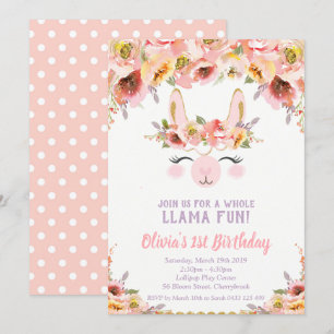 Chicas de las invitaciones del cumpleaños de la