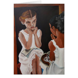 Chicas de Mirror Notecard