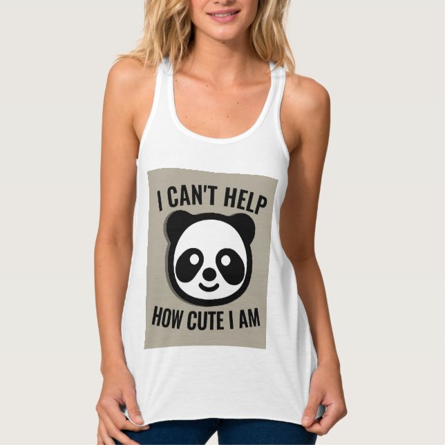 CHICAS DE OSO DE PANDA CUTAN CAMISETAS DIVERTIDAS (Anverso)