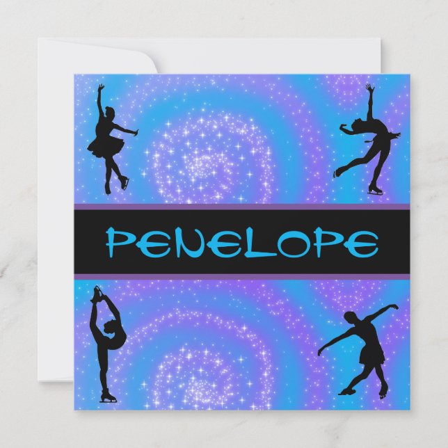 Chicas de patinaje artístico personalizado (Anverso)