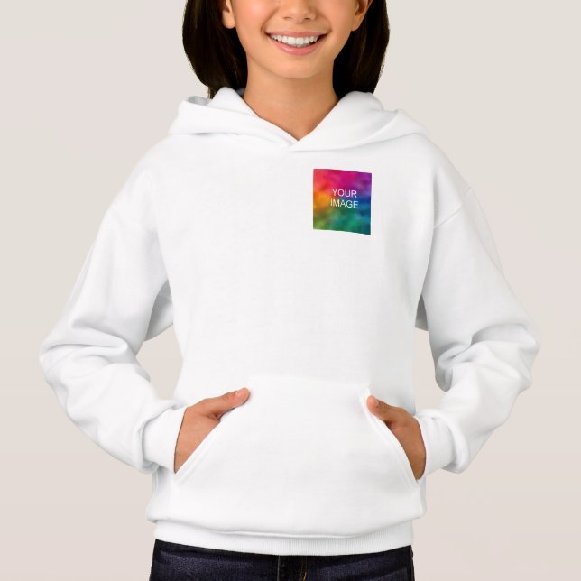 Chicas de plantilla de diseño blanco de doble cara (Anverso)