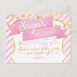 Chicas de Sugar & Spice Anuncio Foto Tarjeta Posta