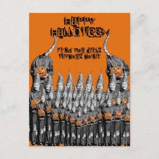 Chicas DE TARJETAS DE HALLOWEEN CON FOTO DE CHOIR