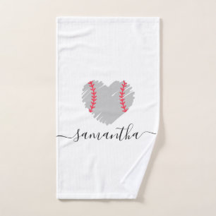 Chicas de toallas deportivas de béisbol