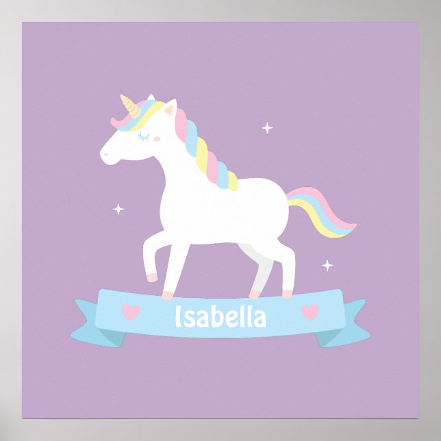 Chicas De Unicornio Blanco Y Cuidado Decoración En (Frente)