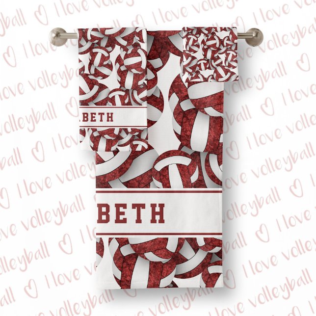 Chicas de voleibol patrón marrón personalizado (Subido por el creador)