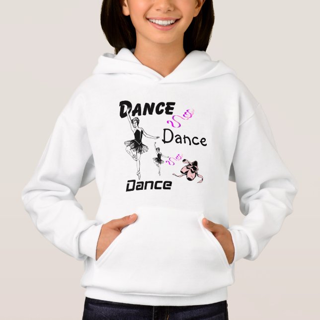 Chicas del ballet de baile Hoodie (Anverso)