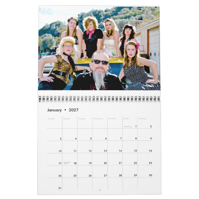 Chicas del calendario de Mariposa (Jan 2027)