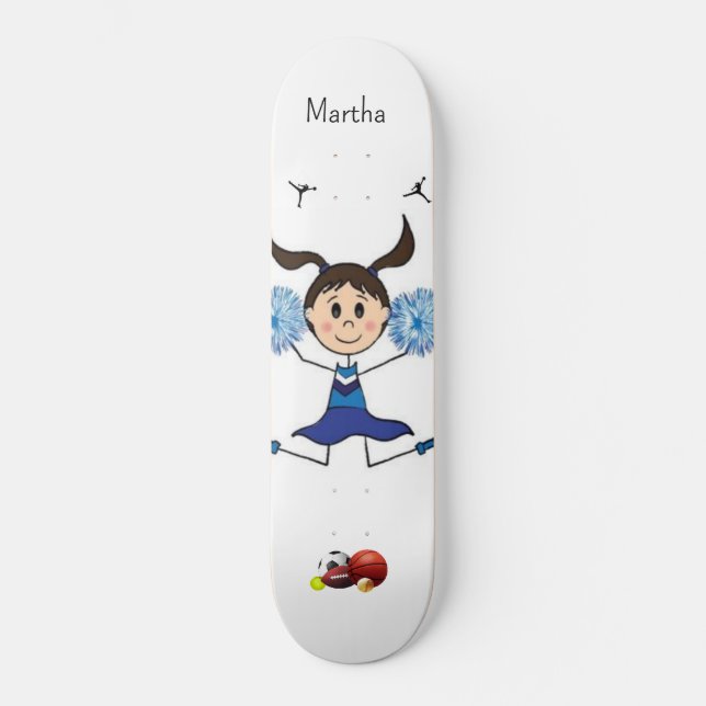 Chicas deportivos de patineta (Anverso)