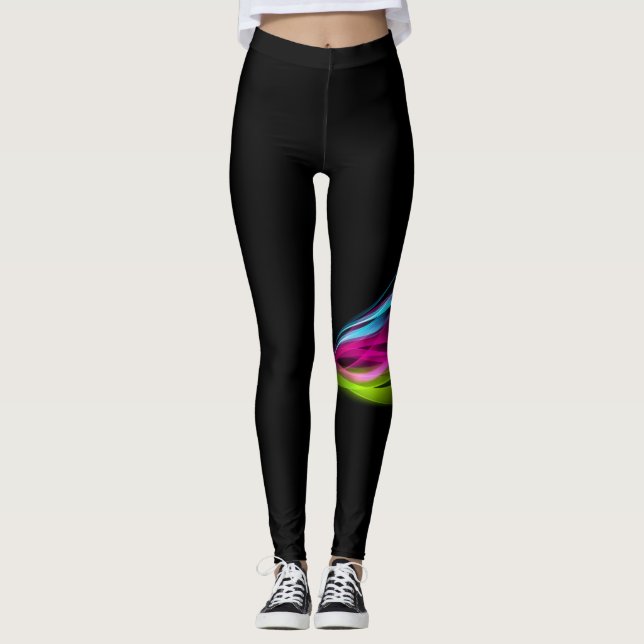chicas deportivos elegantes LEGGINGS (Anverso)