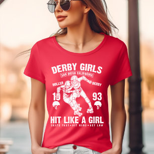 Chicas Derby, golpeados como una camiseta Chica