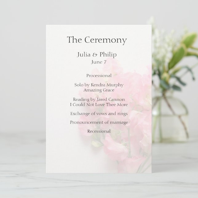 Chicas dulces rosadas con espacio de texto boda (Anverso de pie)