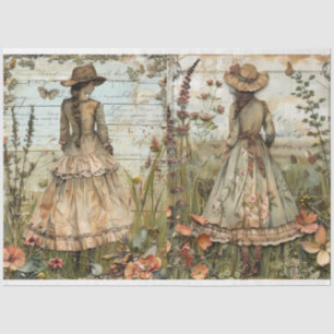 Chicas En El Papel De Tejido De Desnudo De Los Jar