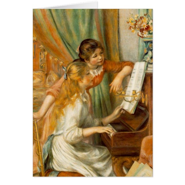 Chicas en el piano (Frente)