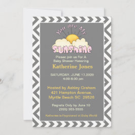 Chicas Eres Mi Invitación Sunshine Baby Shower