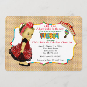 Chicas Fiesta Baby Shower Invitaciones Fiesta 083