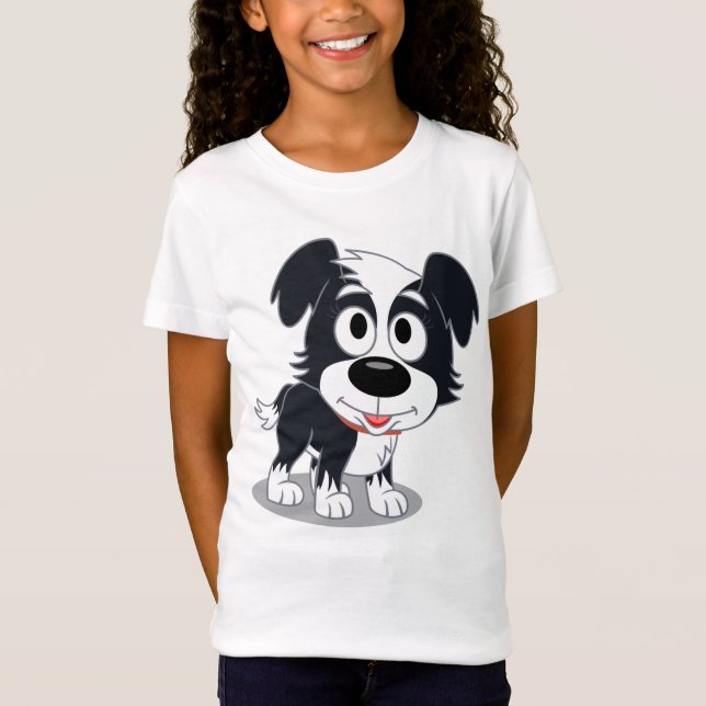 Chicas Fine Jersey Dog T-Shirt (Anverso)