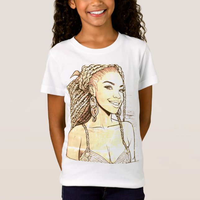 Chicas Fine Jersey T-Shirt (Anverso)