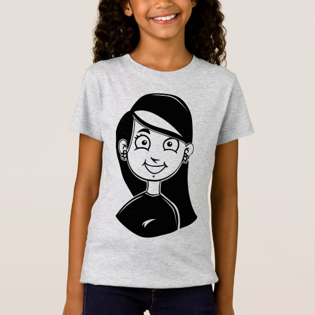 Chicas Fine Jersey T-Shirt (Anverso)