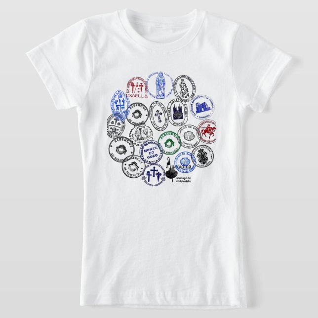 Chicas Fine Jersey T-Shirt Saint James Way (Distribución)