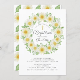 Chicas florales de margarita fresca invitación al 