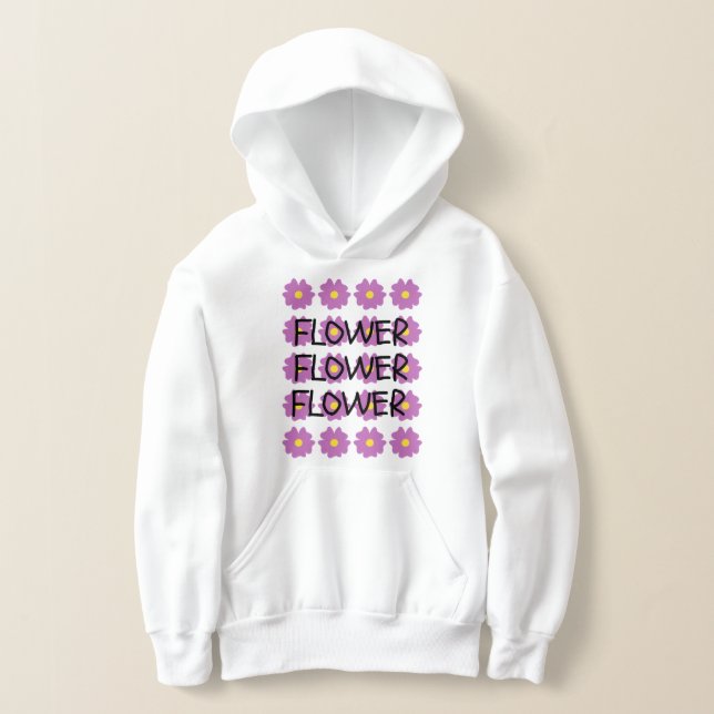Chicas Flores hoodie (Distribución )