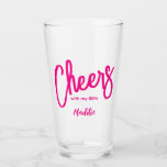 Chicas Galentines<br><div class="desc">Chicas de la vigilia Galentines Glass Pink,  Divertido y asombroso VIDRIO personalizado para un fiesta de la memoria!</div>