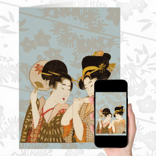 Chicas Geishas Japonesas Vintage en Kimonos