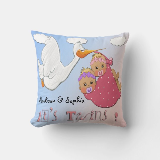 Chicas gemelos - almohada del recuerdo de la (Anverso)