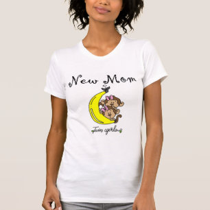 Chicas gemelos camisetas y regalos de nueva mamá