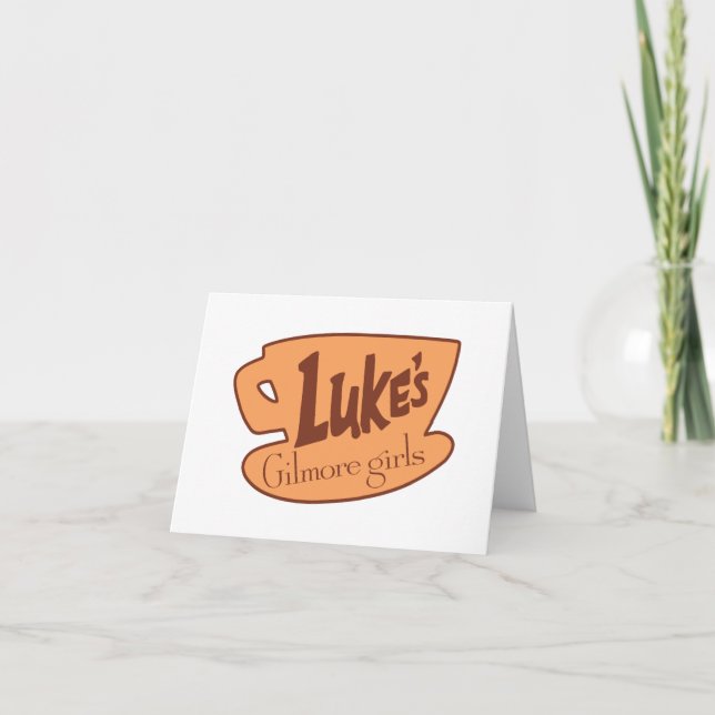 Chicas Gilmore| Logo de Luke's Diner (Anverso)