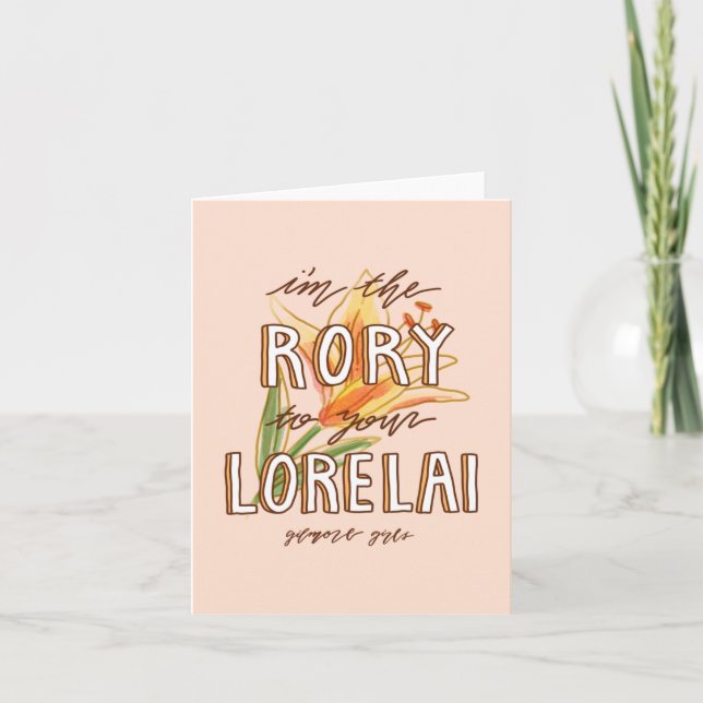Chicas Gilmore| Soy el Rory To Your Lorelai (Anverso)