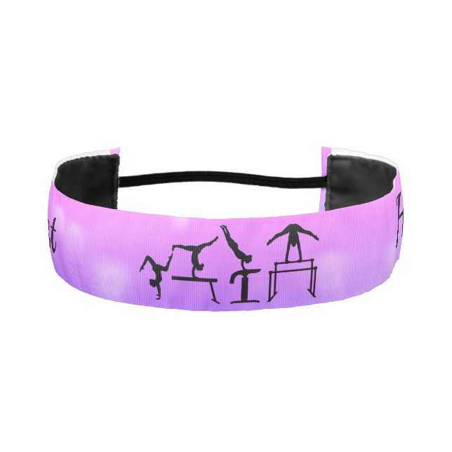 Chicas Gimnasia Eventos Banda de cabeza con su nom (Anverso)