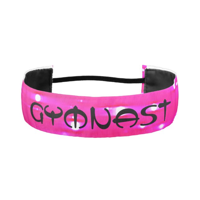 Chicas Gimnasia Gimnasia Gimnast Rosa No Banda De  (Anverso)