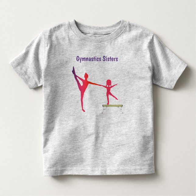 Chicas Gimnasia Hermanas Camiseta (Anverso)