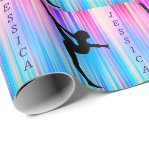 Chicas Gimnasia Papel de envolvimiento colorido