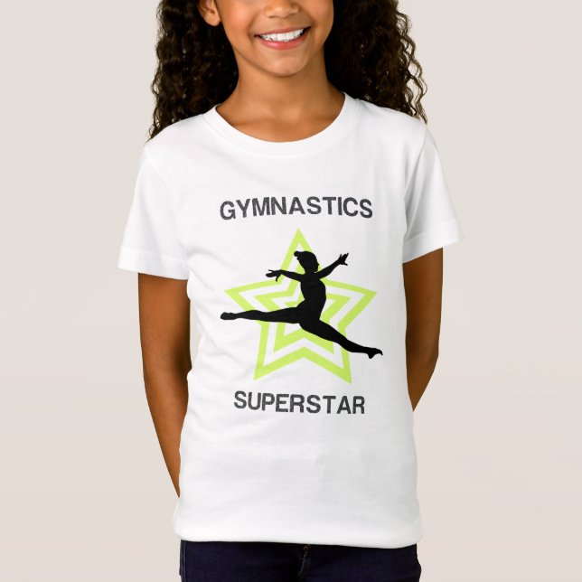 Chicas Gimnasia Superstar Salto Camiseta (Anverso)