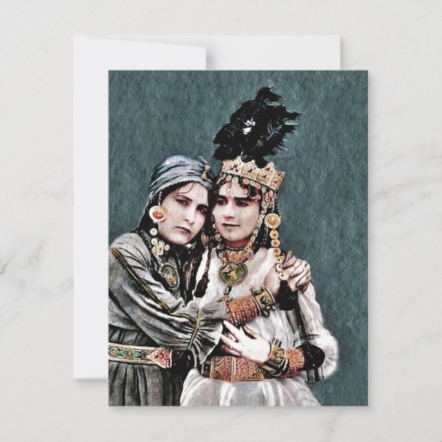 Chicas gitanos de Argelia (Anverso)